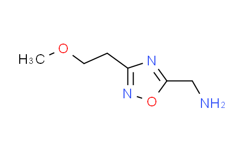 CAS No. 1119451-09-0, 1-[3-(2-methoxyethyl)-1,2,4-oxadiazol-5-yl]methanamine