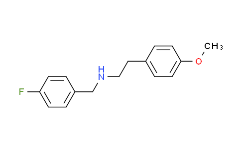 CAS No. 418782-68-0, (4-fluorobenzyl)[2-(4-methoxyphenyl)ethyl]amine