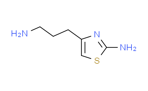 CAS No. 136604-78-9, 4-(3-aminopropyl)-1,3-thiazol-2-amine