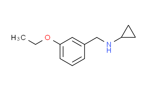 CAS No. 892578-19-7, N-(3-ethoxybenzyl)cyclopropanamine