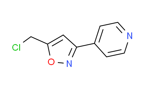 CAS No. 865610-66-8, 4-[5-(chloromethyl)isoxazol-3-yl]pyridine