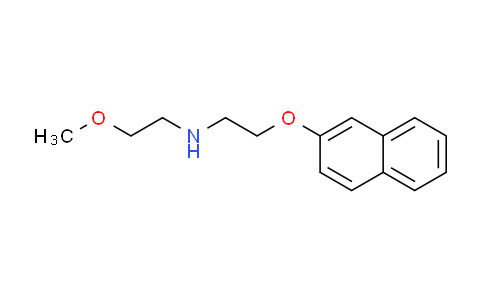 CAS No. 420100-59-0, (2-methoxyethyl)[2-(2-naphthyloxy)ethyl]amine