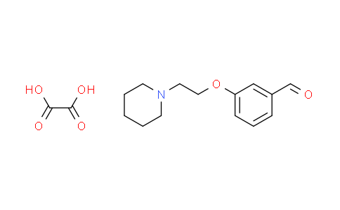 CAS No. 81068-27-1, 3-[2-(1-piperidinyl)ethoxy]benzaldehyde oxalate