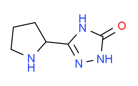 CAS No. 933714-04-6, 5-pyrrolidin-2-yl-2,4-dihydro-3H-1,2,4-triazol-3-one