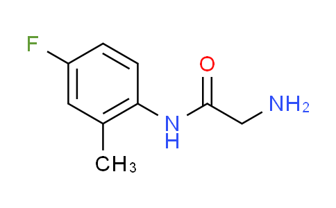CAS No. 1016507-22-4, N~1~-(4-fluoro-2-methylphenyl)glycinamide
