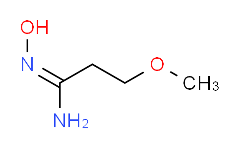 CAS No. 77072-12-9, (1E)-N'-hydroxy-3-methoxypropanimidamide