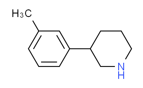 CAS No. 343856-70-2, 3-(3-methylphenyl)piperidine