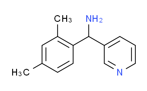 CAS No. 1017470-56-2, 1-(2,4-dimethylphenyl)-1-(3-pyridinyl)methanamine
