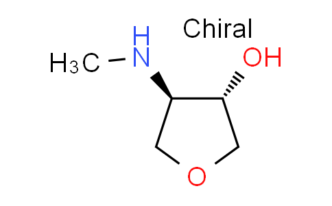 CAS No. 5163-02-0, trans-4-(methylamino)tetrahydro-3-furanol