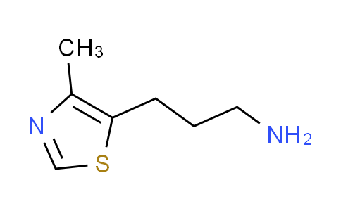CAS No. 325491-86-9, 3-(4-methyl-1,3-thiazol-5-yl)propan-1-amine