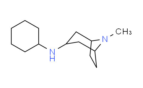 CAS No. 464922-77-8, N-cyclohexyl-8-methyl-8-azabicyclo[3.2.1]octan-3-amine