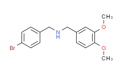 CAS No. 353779-62-1, (4-bromobenzyl)(3,4-dimethoxybenzyl)amine