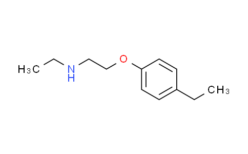 CAS No. 915924-21-9, N-ethyl-2-(4-ethylphenoxy)ethanamine