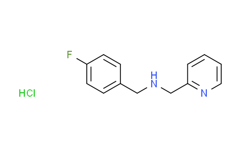 CAS No. 774556-83-1, (4-fluorobenzyl)(2-pyridinylmethyl)amine hydrochloride