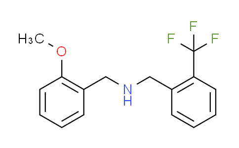 CAS No. 416890-50-1, (2-methoxybenzyl)[2-(trifluoromethyl)benzyl]amine
