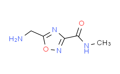 CAS No. 1209584-76-8, 5-(aminomethyl)-N-methyl-1,2,4-oxadiazole-3-carboxamide
