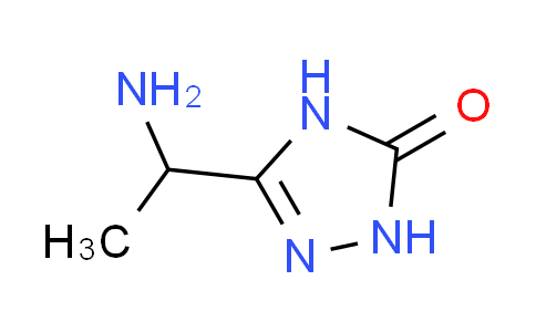 CAS No. 401647-10-7, 5-(1-aminoethyl)-2,4-dihydro-3H-1,2,4-triazol-3-one
