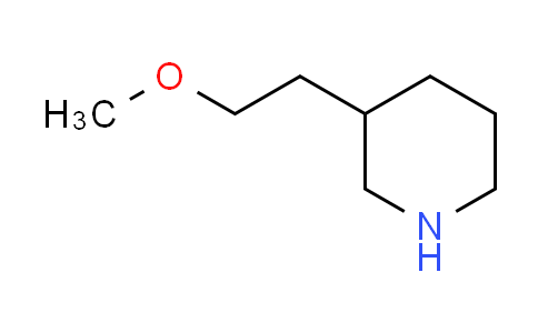 CAS No. 946715-83-9, 3-(2-methoxyethyl)piperidine