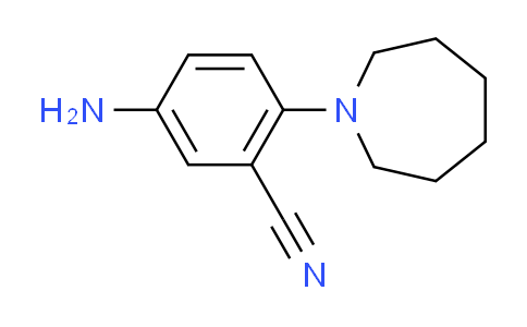 CAS No. 78252-09-2, 5-amino-2-(1-azepanyl)benzonitrile