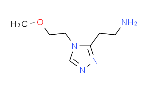 CAS No. 1177323-84-0, 2-[4-(2-methoxyethyl)-4H-1,2,4-triazol-3-yl]ethanamine