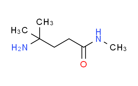 CAS No. 1255147-12-6, 4-amino-N,4-dimethylpentanamide