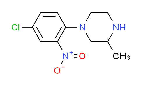 CAS No. 331657-28-4, 1-(4-chloro-2-nitrophenyl)-3-methylpiperazine