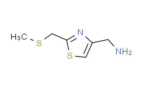 CAS No. 1210255-77-8, ({2-[(methylthio)methyl]-1,3-thiazol-4-yl}methyl)amine