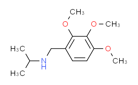 CAS No. 418782-90-8, N-(2,3,4-trimethoxybenzyl)propan-2-amine