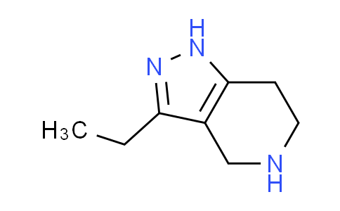 CAS No. 1177343-19-9, 3-ethyl-4,5,6,7-tetrahydro-1H-pyrazolo[4,3-c]pyridine