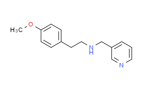 CAS No. 331970-95-7, 2-(4-methoxyphenyl)-N-(pyridin-3-ylmethyl)ethanamine