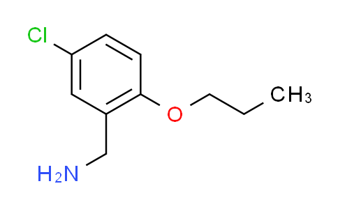 CAS No. 608524-02-3, (5-chloro-2-propoxybenzyl)amine