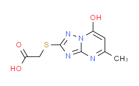 CAS No. 67740-23-2, [(7-hydroxy-5-methyl[1,2,4]triazolo[1,5-a]pyrimidin-2-yl)thio]acetic acid