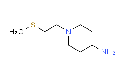 CAS No. 1098624-58-8, 1-[2-(methylthio)ethyl]-4-piperidinamine