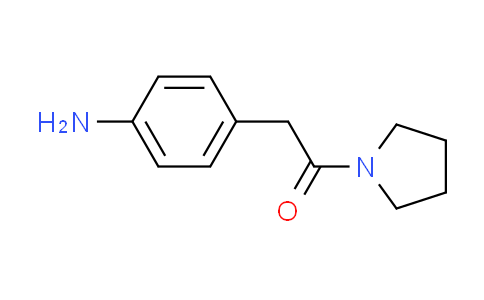 CAS No. 926265-87-4, 4-[2-oxo-2-(1-pyrrolidinyl)ethyl]aniline
