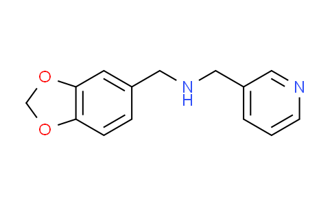 CAS No. 328261-31-0, (1,3-benzodioxol-5-ylmethyl)(pyridin-3-ylmethyl)amine
