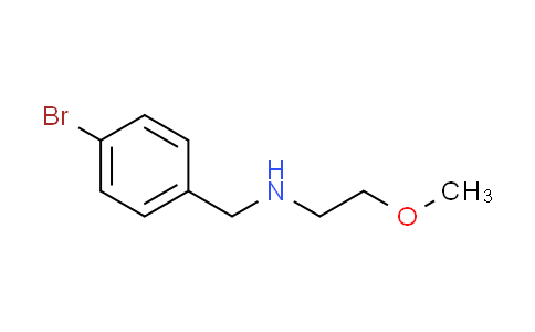 CAS No. 728948-30-9, (4-bromobenzyl)(2-methoxyethyl)amine