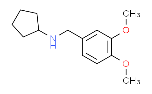 CAS No. 356091-42-4, N-(3,4-dimethoxybenzyl)cyclopentanamine