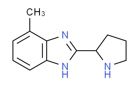 CAS No. 915923-77-2, 4-methyl-2-pyrrolidin-2-yl-1H-benzimidazole