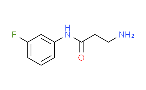 CAS No. 938517-17-0, N~1~-(3-fluorophenyl)-beta-alaninamide