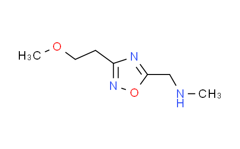 CAS No. 1177347-58-8, 1-[3-(2-methoxyethyl)-1,2,4-oxadiazol-5-yl]-N-methylmethanamine