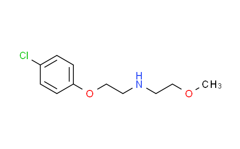 CAS No. 420104-73-0, 2-(4-chlorophenoxy)-N-(2-methoxyethyl)ethanamine