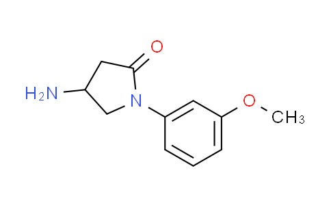 CAS No. 924855-21-0, 4-amino-1-(3-methoxyphenyl)-2-pyrrolidinone