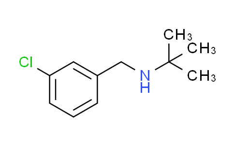 CAS No. 893577-81-6, N-(3-chlorobenzyl)-2-methyl-2-propanamine