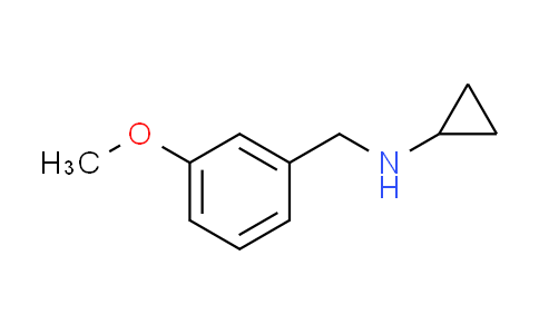 CAS No. 625437-31-2, N-(3-methoxybenzyl)cyclopropanamine