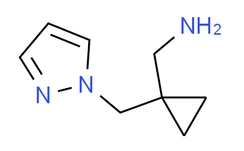 CAS No. 1177297-60-7, 1-[1-(1H-pyrazol-1-ylmethyl)cyclopropyl]methanamine