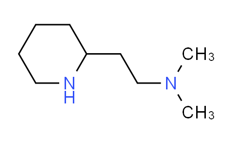 CAS No. 60717-49-9, N,N-dimethyl-2-piperidin-2-ylethanamine