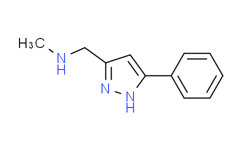 CAS No. 373356-52-6, N-methyl-1-(5-phenyl-1H-pyrazol-3-yl)methanamine