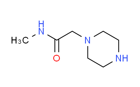 CAS No. 39890-41-0, N-methyl-2-(1-piperazinyl)acetamide