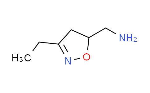 CAS No. 1160245-60-2, 1-(3-ethyl-4,5-dihydro-5-isoxazolyl)methanamine