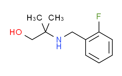 CAS No. 25452-22-6, 2-[(2-fluorobenzyl)amino]-2-methyl-1-propanol